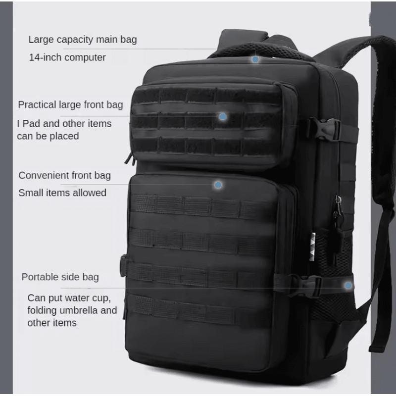 35L Tactical Backpack Waterproof Outdoor Hiking And Camping Rucksack 2