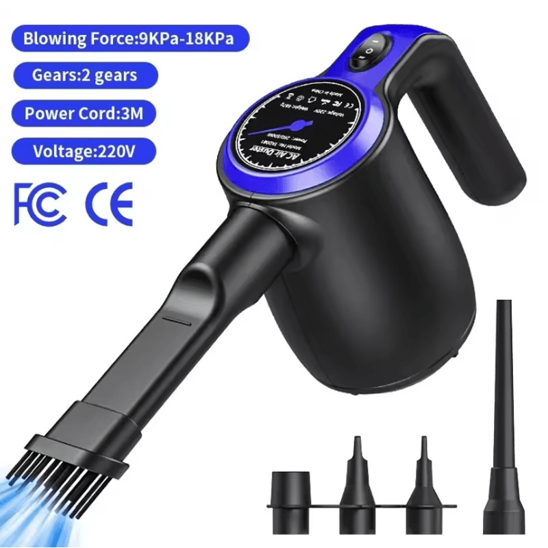 500W Electric Air Duster Powerful Keyboard Cleaner And Reusable Compressed Air Blower 4