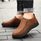 Mens Casual Loafers Breathable Handmade Retro Sneakers 2