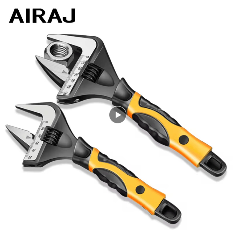 AIRAJ Adjustable Wrench Stainless Steel Universal Spanner For Plumbing And Household Repair 0