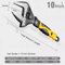AIRAJ Adjustable Wrench Stainless Steel Universal Spanner For Plumbing And Household Repair 3