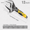 AIRAJ Adjustable Wrench Stainless Steel Universal Spanner For Plumbing And Household Repair 4