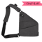 Mens Crossbody Chest Bag Waterproof Anti Theft Shoulder Messenger Pack 1
