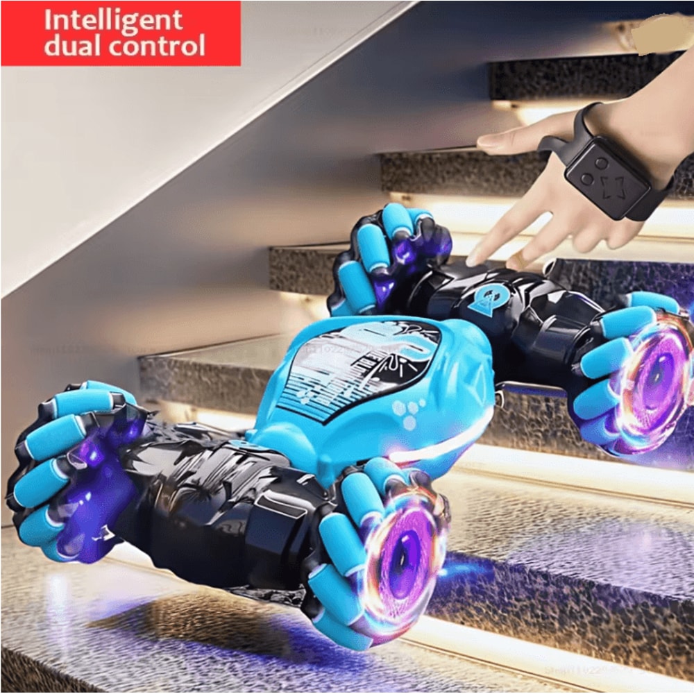 4WD RC Drift Car With LED Lights Music Spray And Gesture Remote Control 0