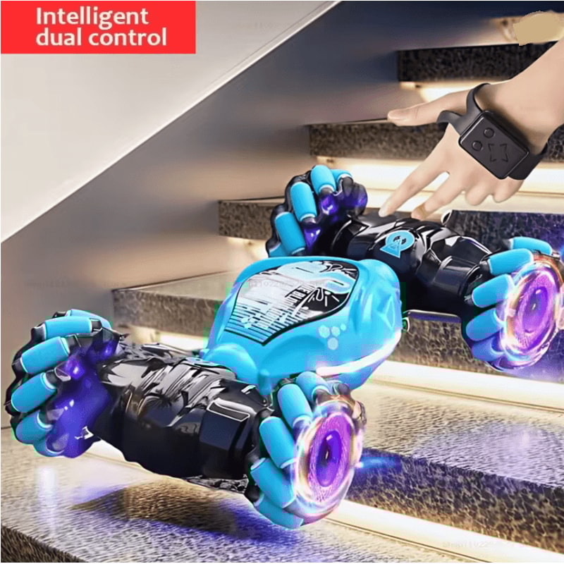 4WD RC Drift Car With LED Lights Music Spray And Gesture Remote Control 0