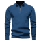 Mens High Collar Knitted Cardigan Zipper Sweater For Autumn And Winter 4