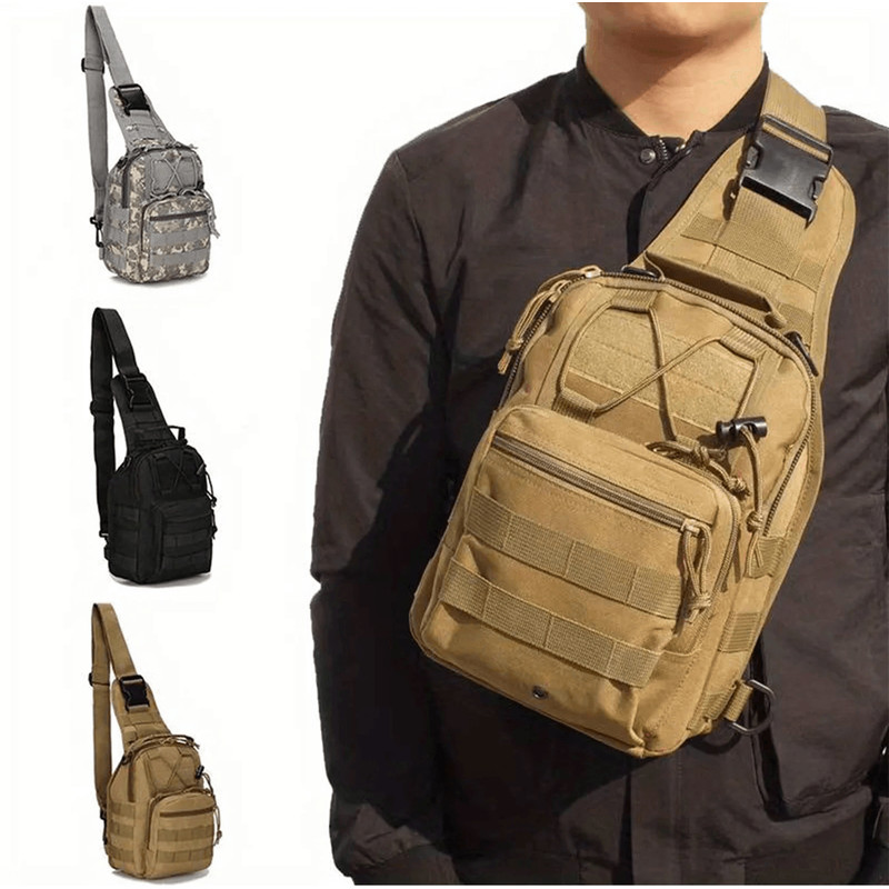 Tactical Sling Backpack Chest Bag For Hiking Hunting And Travel 0