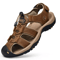 Mens Genuine Leather Sandals Casual Summer Outdoor Beach Shoes 3