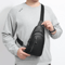 Genuine Leather Mens Chest Bag Shoulder Crossbody Messenger 0