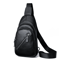 Genuine Leather Mens Chest Bag Shoulder Crossbody Messenger 5