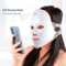 Wireless LED Face Mask With 7 Color Photon Therapy For Skin Rejuvenation 0