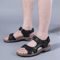 Mens Genuine Leather Sandals Comfortable Summer Outdoor Beach Shoes 0