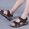Mens Genuine Leather Sandals Comfortable Summer Outdoor Beach Shoes 1