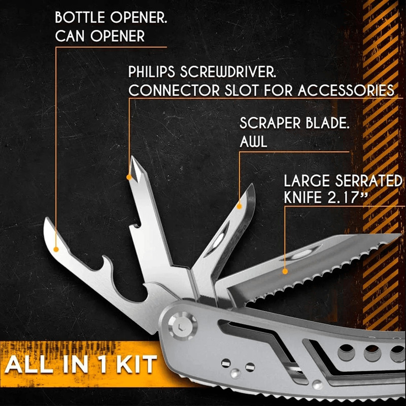 24 In 1 Multitool Pliers Survival Camping And Hunting Gear For Men 2