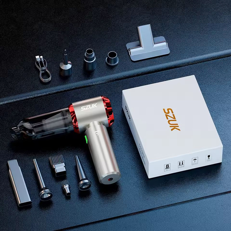 Mini Car Vacuum Cleaner Wireless Handheld With Powerful Suction 6