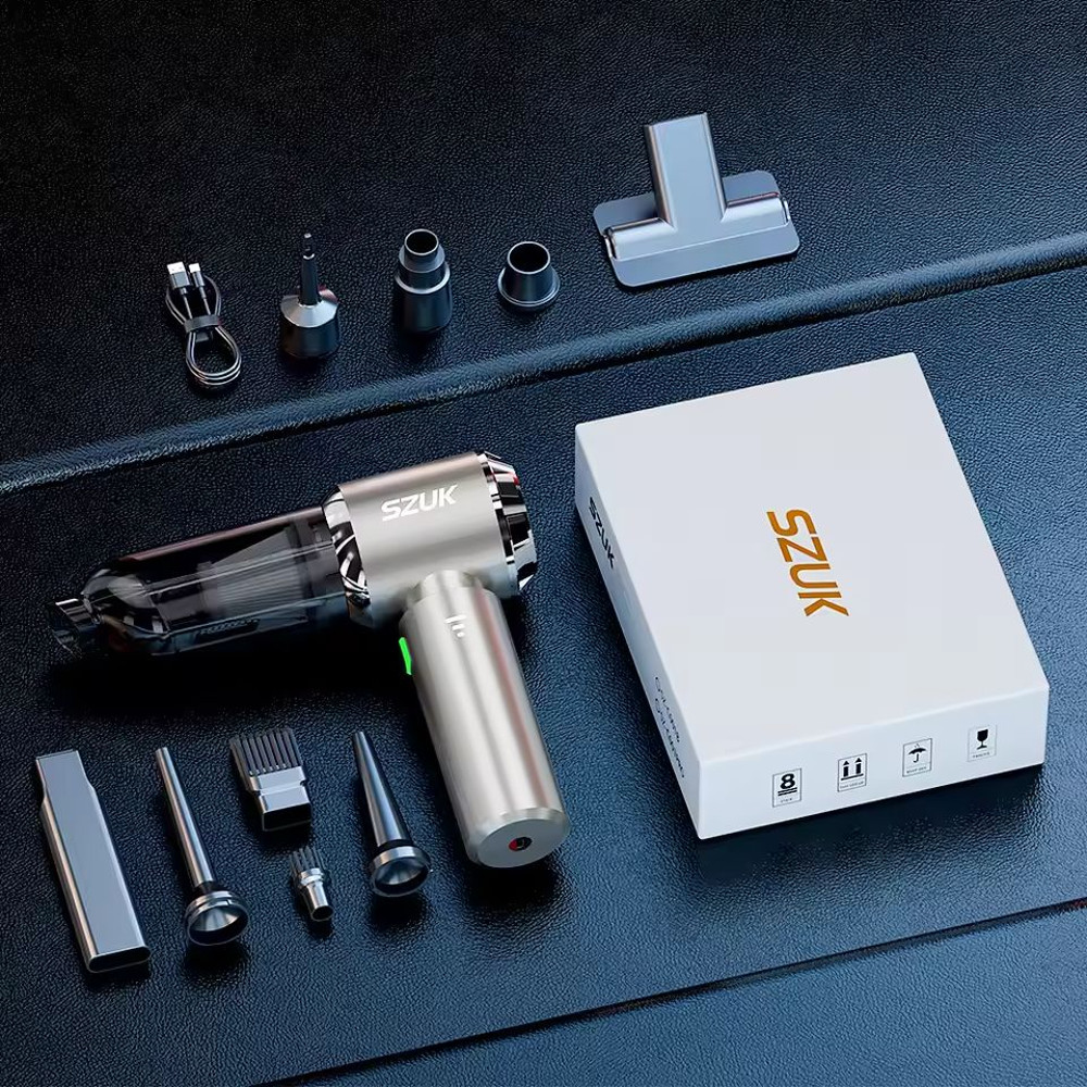 Mini Car Vacuum Cleaner Wireless Handheld With Powerful Suction 7