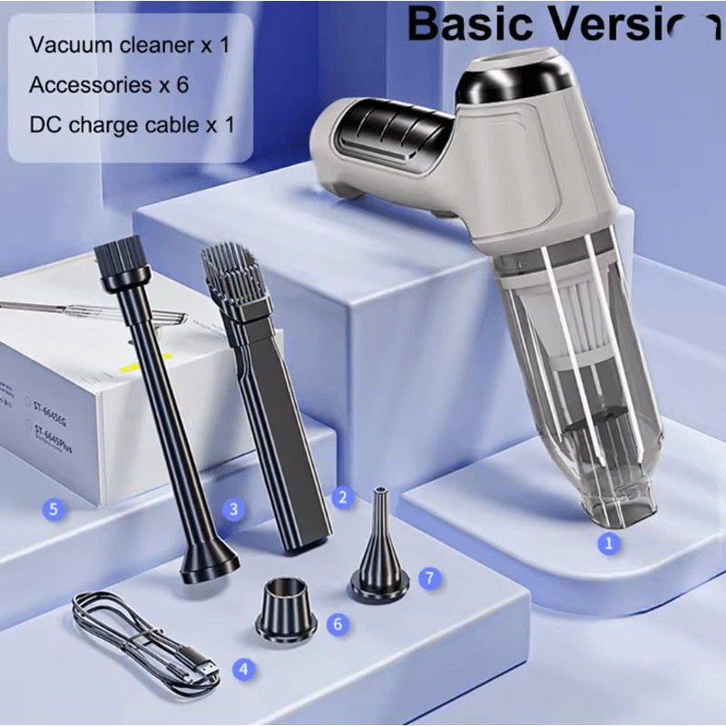 Wireless Car Vacuum Cleaner Portable High Power Handheld 4