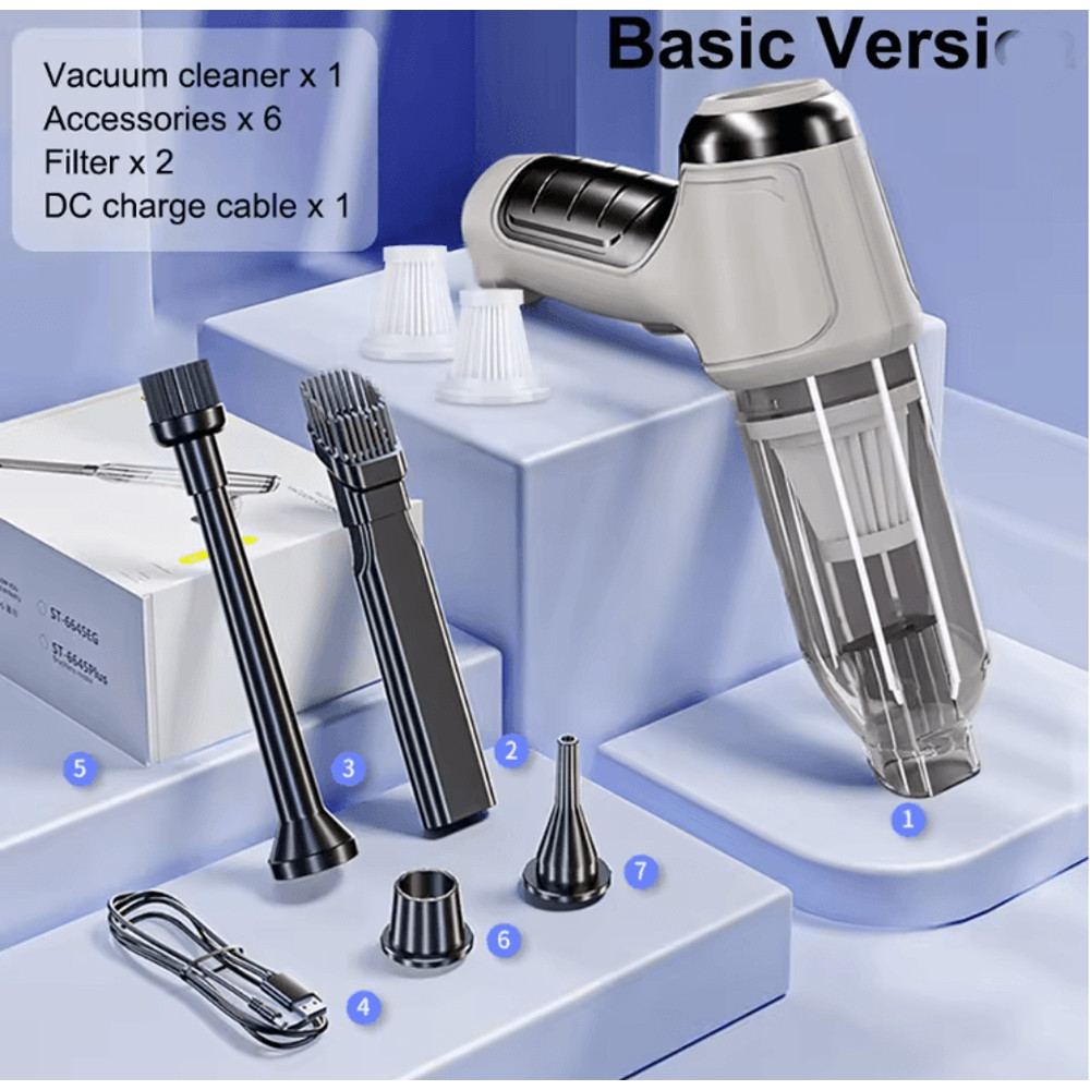 Wireless Car Vacuum Cleaner Portable High Power Handheld 8