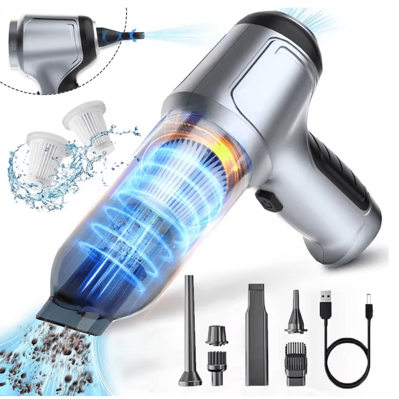Wireless Car Vacuum Cleaner Portable High Power Handheld 0