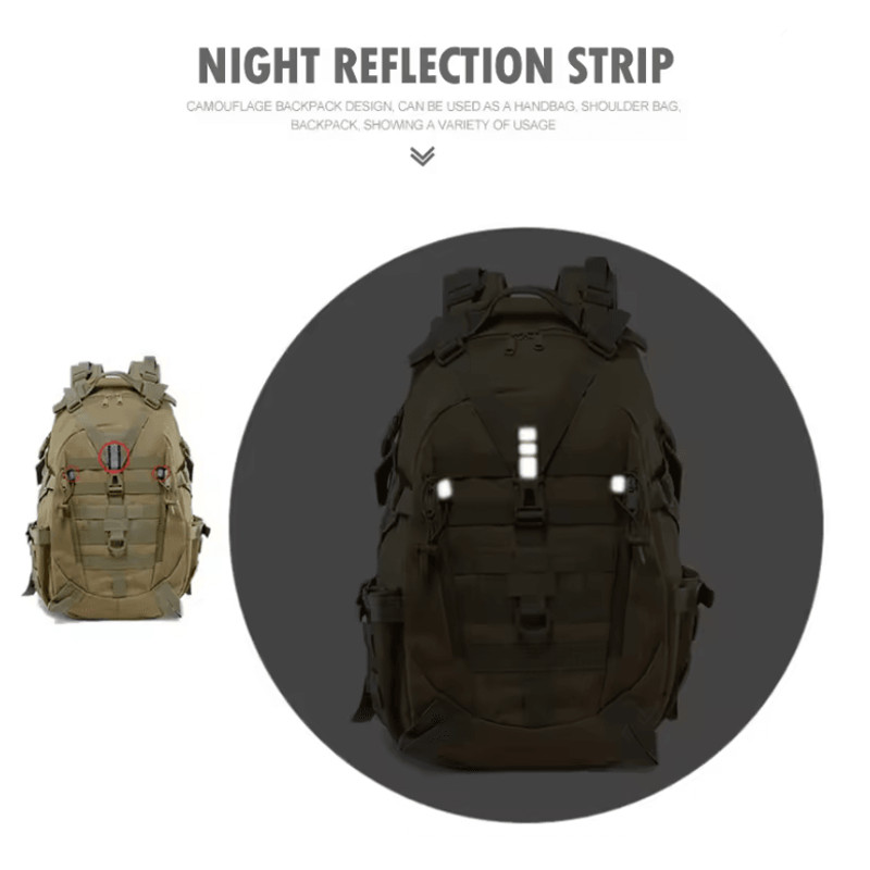 Tactical Camping Backpack Large Capacity Outdoor Travel And Hiking Bag 1