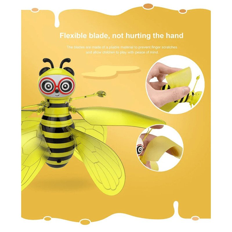 Gesture Sensing Flying Toy Helicopter With Lights For Kids 1