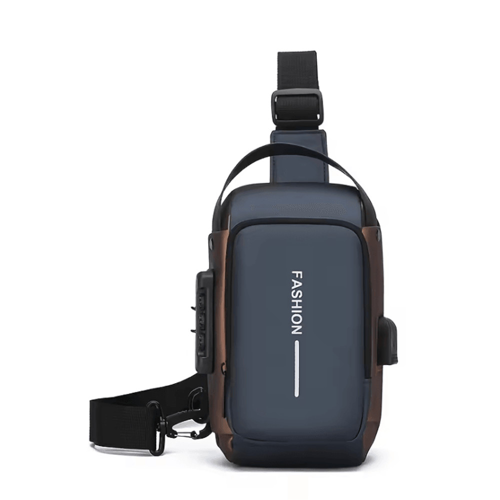 Mens Sling Bag Crossbody Chest Pack With Phone Pocket 1