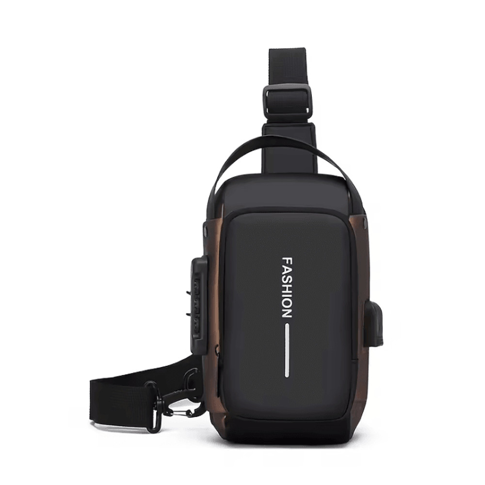 Mens Sling Bag Crossbody Chest Pack With Phone Pocket 3