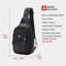 Waterproof Mens Crossbody Chest Bag Outdoor Travel Sling 1