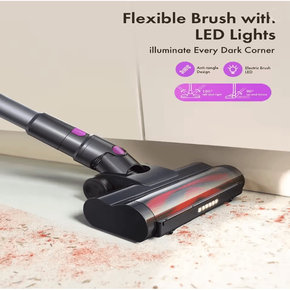 Cordless Vacuum Cleaner With Powerful Suction And LED Display Lightweight Stick For Pet Hair And Ha 0