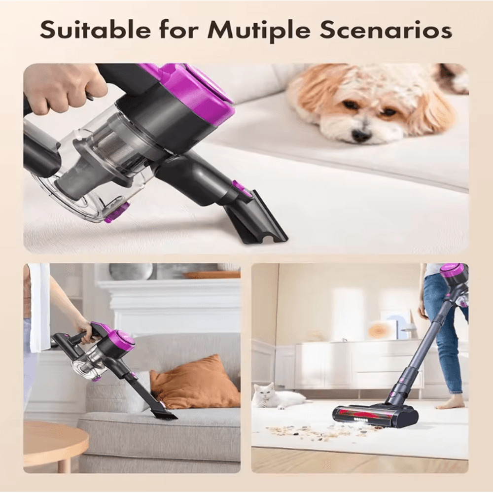 Cordless Vacuum Cleaner With Powerful Suction And LED Display Lightweight Stick For Pet Hair And Ha 1