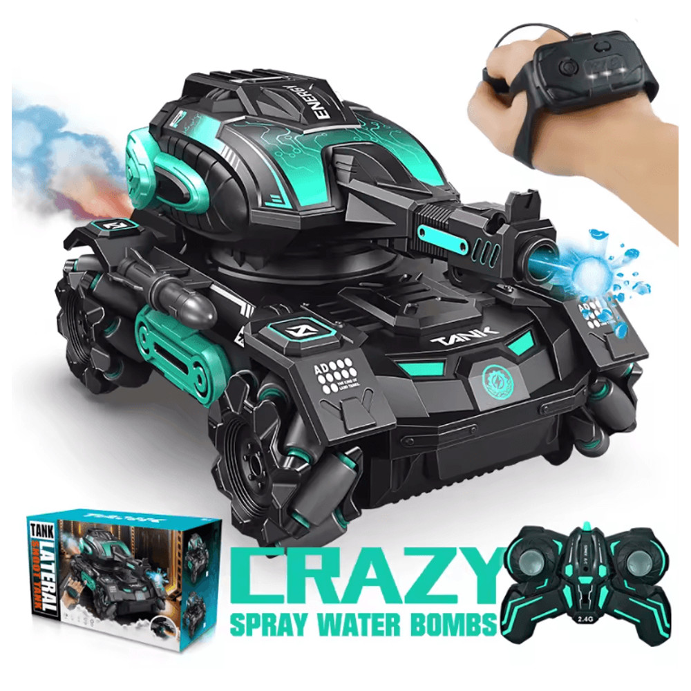 RC Stunt Car With Water Spray Tank And 24G Remote Control For Kids 0