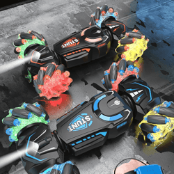 4wd rc stunt car with lights and sound remote control drift vehicle for kids