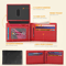 RFID Carbon Fiber Trifold Wallet For Men Ultra Thin Front Pocket Design 1