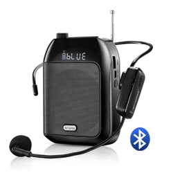 bluetooth wireless voice amplifier portable microphone speaker for teaching and tours