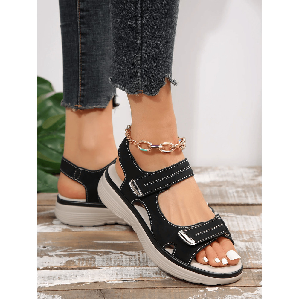 Summer Wedge Sandals For Women Lightweight Non Slip Platform Beach Shoes 0