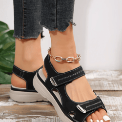 summer wedge sandals for women lightweight non slip platform beach shoes