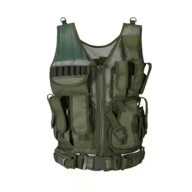 Tactical Vest Multi Pocket Combat Security Vest For Hunting Outdoor Training And Airsoft 7