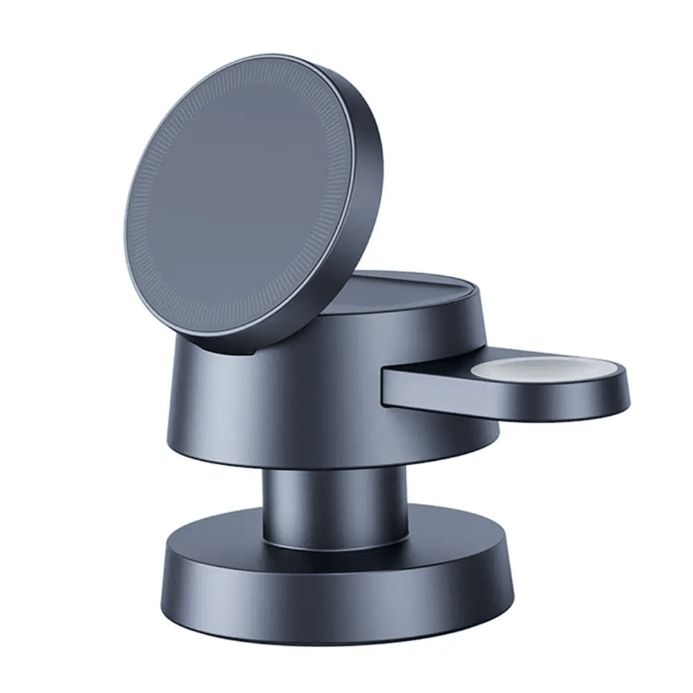 Mushroom Lamp Wireless Charger 4 In 1 Magnetic Night Light Charging Station 0