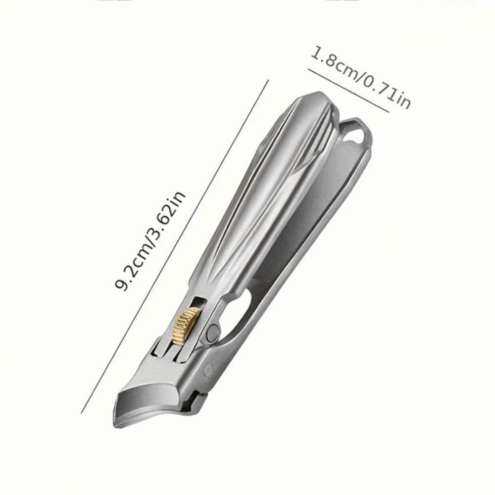 Stainless Steel Nail Clippers Precision Slant Edge For Thick And Ingrown Nails 2