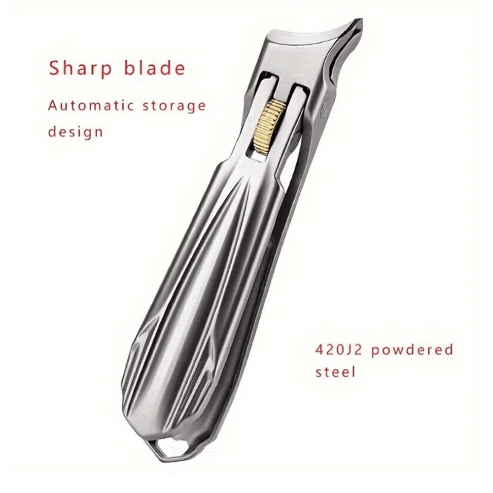 Stainless Steel Nail Clippers Precision Slant Edge For Thick And Ingrown Nails 3
