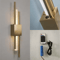 Modern Acrylic Wall Sconce LED Pipe Lamp With Remote Control For Living Room And Bedroom 2