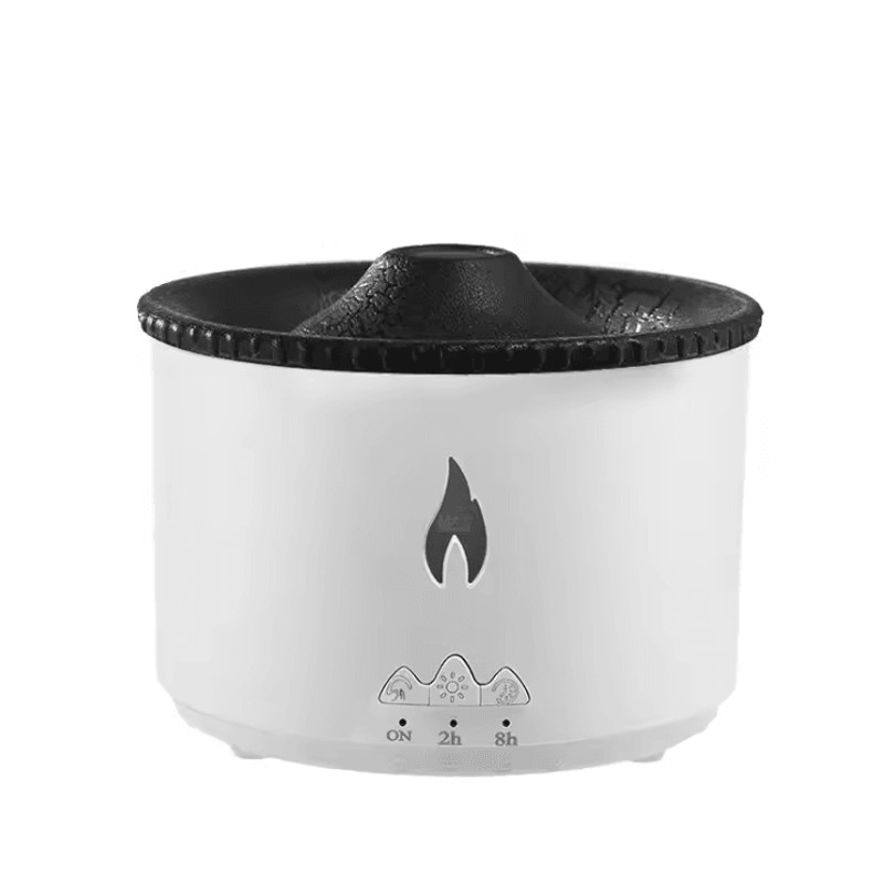 Volcano Flame Aroma Diffuser Essential Oil Humidifier With Fire Light Effect 3
