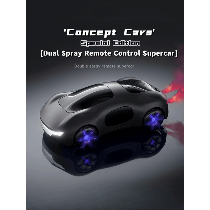Remote Control Car With Dual Spray Lights And Sound Four Wheel Drive Toy 0
