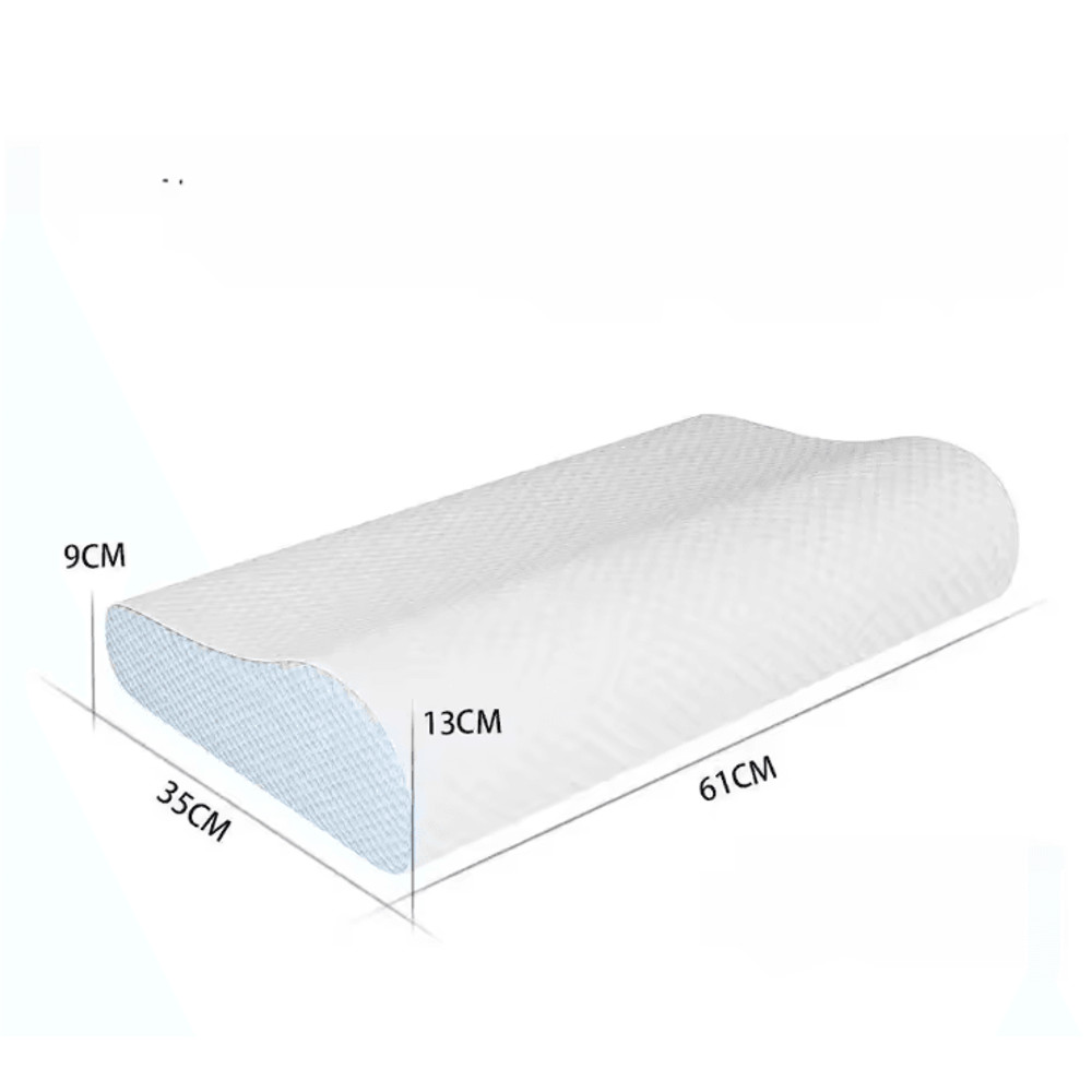 ErgoRest Memory Foam Neck Pillow For Pain Relief And Deep Sleep 4