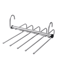 Folding Pants Hanger Space Saving Clothes Rack Organizer Stainless Steel 5 Or 9 Layer 2