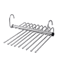 Folding Pants Hanger Space Saving Clothes Rack Organizer Stainless Steel 5 Or 9 Layer 3