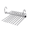 Folding Pants Hanger Space Saving Clothes Rack Organizer Stainless Steel 5 Or 9 Layer 3