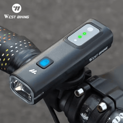 intelligent bike headlight 400 lumen front light with quick release mount