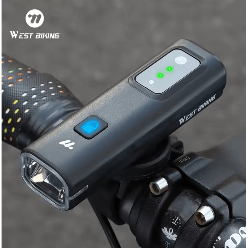 Intelligent Bike Headlight 400 Lumen Front Light With Quick Release Mount 0