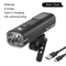 Intelligent Bike Headlight 400 Lumen Front Light With Quick Release Mount 3